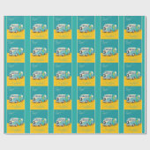Papier Cadeau Australie : Voyage (Plat)