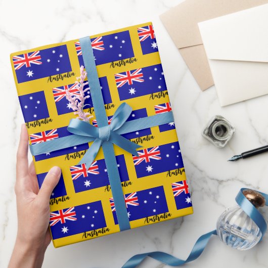 Papier Cadeau Australie Wrapper Paper, Drapeau australien (Cadeaux)