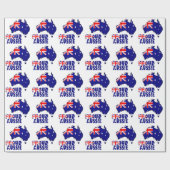 Papier Cadeau Australien fier (Plat)