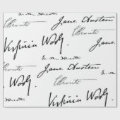 Papier Cadeau Auteurs de femmes (Plat)