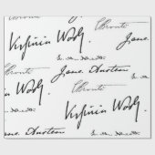 Papier Cadeau Auteurs de femmes (Plat)