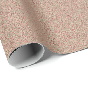 Papier Cadeau Authentique motif floral à sprigs de Bourgogne ass
