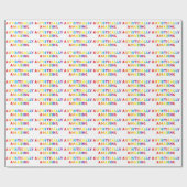 Papier Cadeau Autiquement Extraordinaire (Plat)