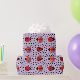 Papier Cadeau Autisme Coccinelle Professeur d'éducation Spéciale
