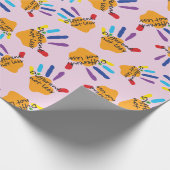 Papier Cadeau Autisme Main Différent Pas Moins Neurodiversité Ro (Coin)