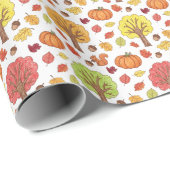 Papier Cadeau automne (Coin rond)