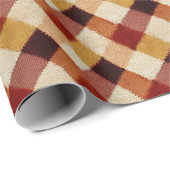Papier Cadeau Automne Automne Jacquard moderne Motif No13 (Coin rond)