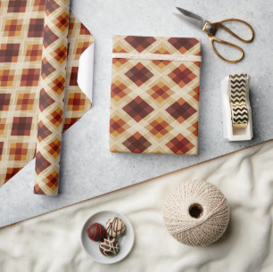 Papier Cadeau Automne Automne Jacquard moderne Motif No15