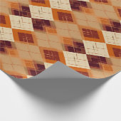 Papier Cadeau Automne Automne Jacquard moderne Motif No17 (Coin)