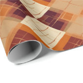 Papier Cadeau Automne Automne Jacquard moderne Motif No17 (Coin rond)