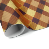 Papier Cadeau Automne Automne Jacquard moderne Motif No18 (Coin rond)