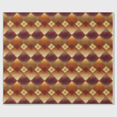Papier Cadeau Automne Automne Jacquard moderne Motif No2 (Plat)