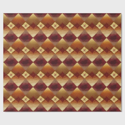 Papier Cadeau Automne Automne Jacquard moderne Motif No2 (Plat)