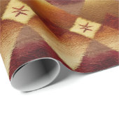 Papier Cadeau Automne Automne Jacquard moderne Motif No2 (Coin rond)