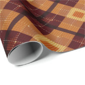 Papier Cadeau Automne Automne Jacquard moderne Motif No20 (Coin rond)
