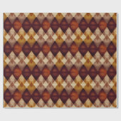 Papier Cadeau Automne Automne Jacquard moderne Motif No4 (Plat)