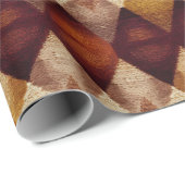 Papier Cadeau Automne Automne Jacquard moderne Motif No4 (Coin rond)