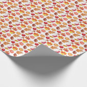 Papier Cadeau Automne Botanique Sans Seamless : Élégance Florale (Coin)