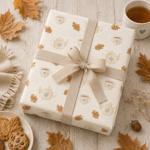 Papier Cadeau Automne chaleureux et cosy