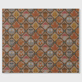 Papier Cadeau Automne du bois mou (Plat)