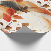 Papier Cadeau Automne Elegance Motif sans faille (Coin)