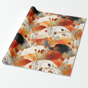 Papier Cadeau Automne Elegance Motif sans faille