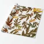 Papier Cadeau Automne Whimsical Coloré Automne Rustique Parti Fe<br><div class="desc">papier d'emballage</div>