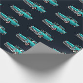 Papier Cadeau Automobile vintage classique (Coin)