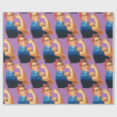 Papier Cadeau Autonomisation féminine Thunder_Cove (Plat)