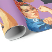 Papier Cadeau Autonomisation féminine Thunder_Cove (Coin rond)