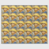 Papier Cadeau Autoportrait de Van Gogh (Plat)