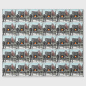 Papier Cadeau Autumn Amish Buggy (Plat)