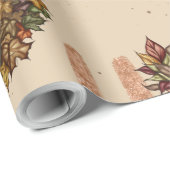 Papier Cadeau Autumn Leaves (Coin rond)