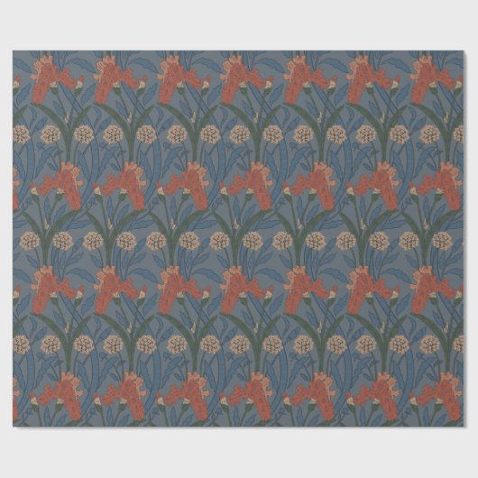 Papier Cadeau Autumn William Morris Style Pattern (Plat)