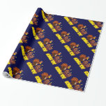 Papier Cadeau Avalez le papier d'emballage de Tov Thanksgivukkah<br><div class="desc">C'est le papier très drôle d'emballage cadeau de Thanksgivukkah de dinde "avalent Tov" pour Hanoukka ! C'est juste… cette année, le premier jour des automnes de Hanoukka le jour de thanksgiving, le 28 novembre 2013. Ce qui, selon une analyse des calendriers juifs et grégoriens, ne se produira pas encore pendant...</div>