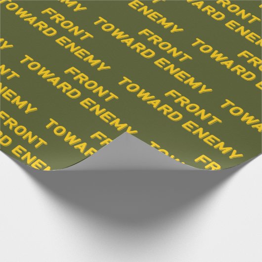 PAPIER CADEAU AVANT VERS L'ENNEMI (Coin)
