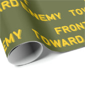 PAPIER CADEAU AVANT VERS L'ENNEMI (Coin rond)