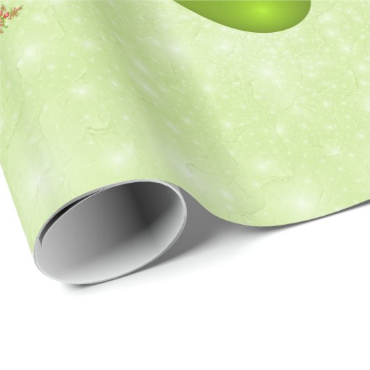 Papier Cadeau Avec beaucoup d'amour Rouge Coeurs Jaunes Fractal (Coin rond)