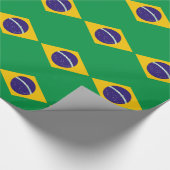 Papier cadeau avec drapeau du Brésil (Coin)