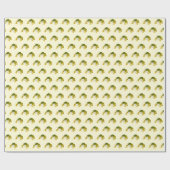 Papier Cadeau avec Grenouilles (Plat)