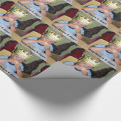 Papier cadeau avec photo personnelle (Coin)