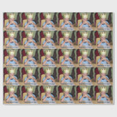 Papier cadeau avec photo personnelle (Plat)