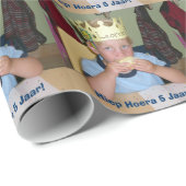 Papier cadeau avec photo personnelle (Coin rond)