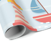 Papier Cadeau Aventures nautiques (Coin rond)