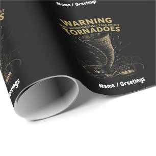 Papier Cadeau Avertissement Je Peux Parler Spontanément Des Torn