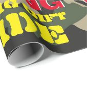 Papier Cadeau AVERTISSEMENT VRAIMENT Gros Papier Enveloppant Cad (Coin rond)