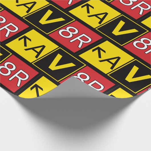 Papier Cadeau Aviateur - AV8R - (Coin)