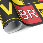 Papier Cadeau Aviateur - AV8R - (Coin rond)