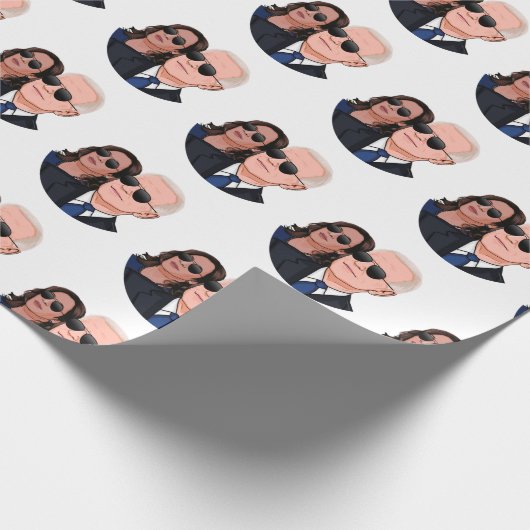 Papier Cadeau Aviateurs Joe et Kamala (Coin)