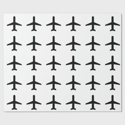 Papier Cadeau Avion (Plat)